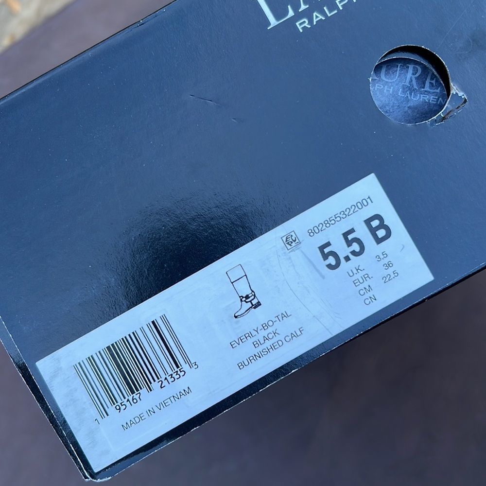 NIB Ralph Lauren, 5.5B Riding Boots - Picture 7 of 7